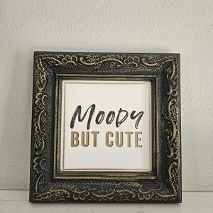 NWT Hobby Lobby Wall Art In Ornate Carved Frame